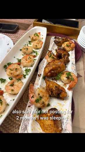 look at my first time cooking (made prawns and chicken) 😋😋#cooking