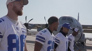 Dallas Cowboys visit Naval Air Station Joint Reserve Base Fort Worth