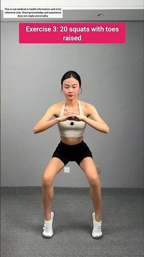 Slim & toned legs fast! Do these 4 moves 20 reps daily for a lean, attractive lower body 🔥 #workout