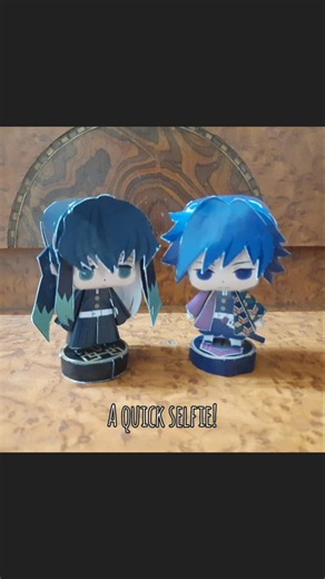 cute muichiro papercraft 🤩☺️ #muichirotokito #demonslayer #kimetsunoyaiba #giyuutomioka