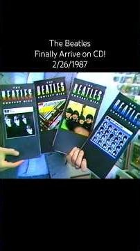 The Beatles debut on CD (1987) #music #song #shorts