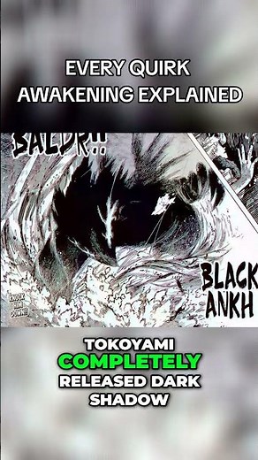 Every Quirk Awakening Explained 💀 #myheroacademia #myhero #tokoyami #mhaedit