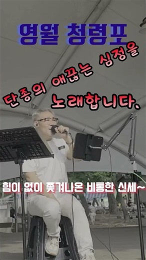 쫓겨난 왕이 살 던 "영월 청령포", 서럽고도 서럽게 살다 간 그곳을 노래했습니다. #왕과사는남자 #영월 #청령포 #단종 #세조 #구룡샘