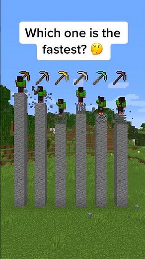 Fastest Pickaxe In Minecraft Ever | Its Not Netherite#minecraftshorts