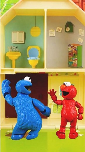 Satisfying Experience with Sesame Street Collection | Cookie Monster & Elmo Toys #short #toy #funny
