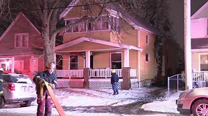 2 taken to hospital after Cleveland house fire