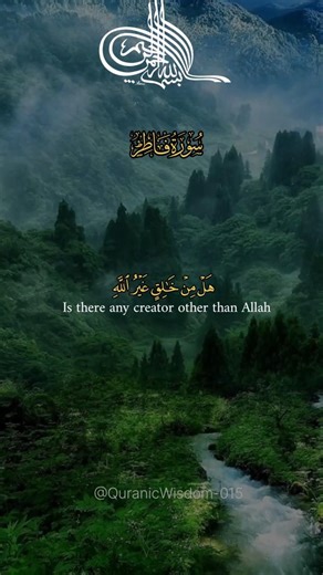 Surah Al-Fatir 🎧 Listen to this beautiful recitation and feel peace in your heart.#ytshorts #quran