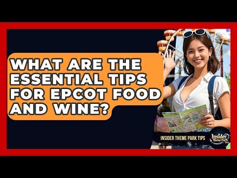 What Are The Essential Tips For Epcot Food And Wine? - Insider Theme Park Tips