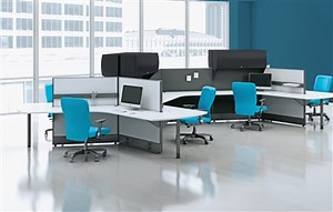 AIS Divi Modular Cubicle workstations and Benching systems.