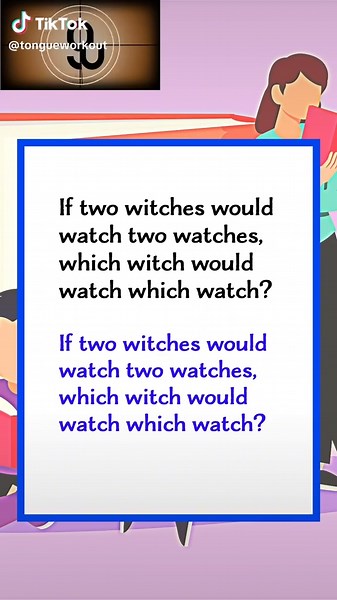 Master the Witch Tongue Twister Challenge