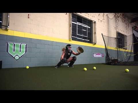 Jen Schro Catching: 3 ball block