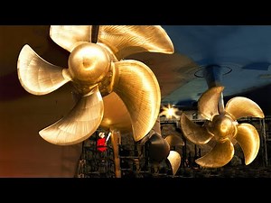 Manufacturing of MASSIVE Ship Propellers Powering the World's Largest Ships
