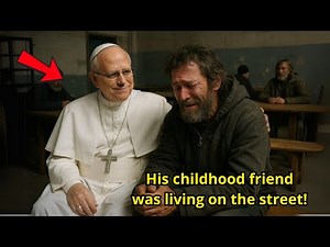 Pope Leo XIV sees his CHILDHOOD FRIEND living on the STREETS, and his reaction shocks everyone.