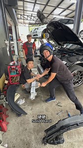 硬硬够安全吗？外国思域版厚厚的Aluminium Front Anti Collision Beam。（Overseas Honda version anti-collision beam）再减轻车的重量😏😏😏 | KC Auto Workshop