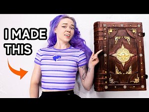 I Made a GIGANTIC Leatherbound Spellbook