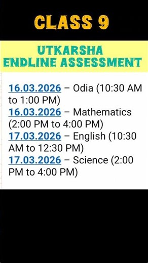 CLASS IX UTKARSHA ENDLINE ASSESSMENT #class9odiamedium #utkarsh #odiamedium #class9