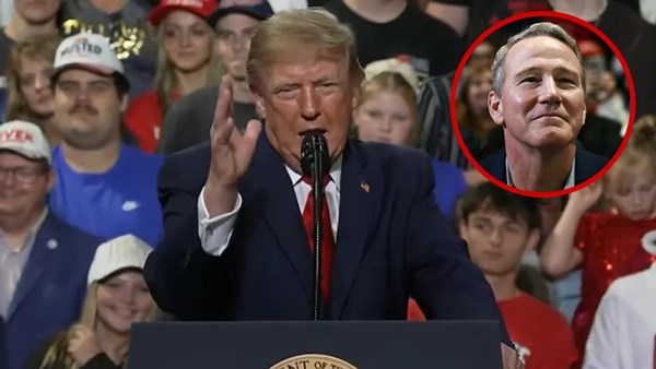 Trump Admits Checking Out Sen. Jon Husted's Ass