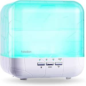 Foladion Smart Essential Oil Diffuser,1000ml Cool Mist Humidifier,Body Induction Auto Control,15 Lighting Modes, Time Setting, Valentines Gift