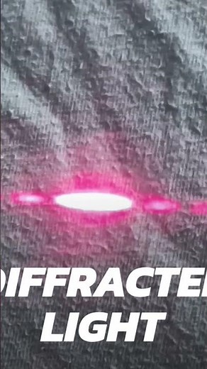 Diffraction of light #physics#homeexperiments#light#laser #interferenceoflight#scienceexperiment