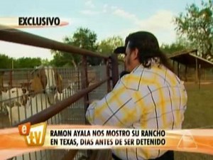 Ramón Ayala antes de ser arrestado