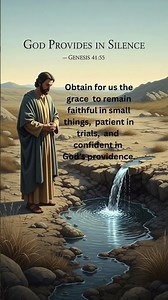 St Joseph & the Miracle of the Spring #StJoseph #MiracleOfTheSpring #DivineProvidence #TrustInGod