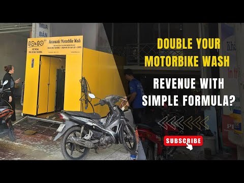 Double Your Motorbike Wash Revenue With 1 Simple Formula?