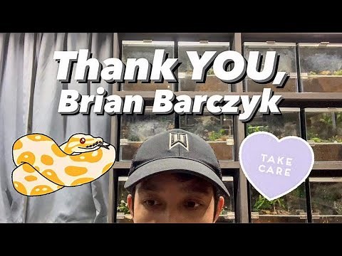 Thank YOU, Brian Barczyk. 😔 ❤️