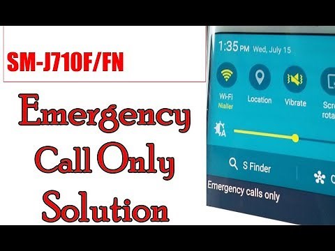 Samsung J710f/fn Emergency Call only ( Fixed )