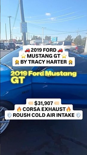 Tracy Harter presents a 2019 Ford Mustang GT