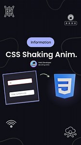 CSS Invalid Input Shaking Animation 🫨🤯 without JS Keyframe Animation 😱 Whenever you type something invalid (like letters instead of numbers), the input field will shake and turn red ⚡. ✅ Easy to use ✅ No JavaScript needed ✅ Works with pattern validation 🧑‍💻 Basic Syntax - ❤️ Hit the heart icon and show your love to this video 💜 | 📲 Comment down your thoughts and doubts ✍️ | 🌸 Share with your other frontend friends and spread the exciting tricks tips 🔥 🖇️ 𝗦𝗧𝗔𝗬 𝗖𝗢𝗡𝗡𝗘𝗖𝗧𝗘𝗗 𝗙�