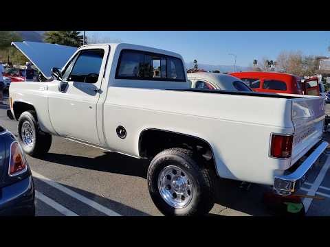 1973 Chevrolet K10 4x4 Square Body Pickup SOLD $25,000 Auction 73 Chevy 350 V8 Short Box 4WD 1st Yr