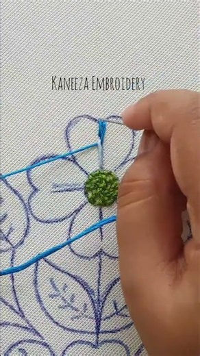 easy floral embroidery design #embroidery #handembroidery