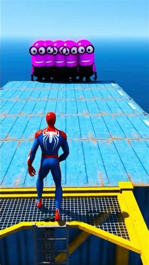 GTA 5 Epic Water Ragdolls Spiderman Jump/Fails Ep 12
