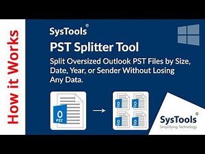 PST Splitter Software by SysTools | Split Outlook PST File Easily | Best PST Split Tool