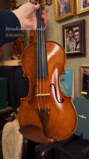 GAZZINI Violin | 香港提琴製作學院🇭🇰 | 🎻Now available at our showroom! A beautiful Stradivarius model violin made by our senior master luthier Wu JiaChen. The overall tone is... | Instagram