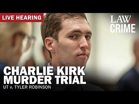 HEARING: Charlie Kirk Murder Trial — UT v. Tyler Robinson — Day 1