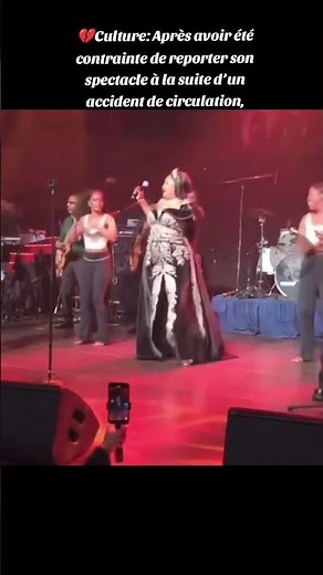 💔la suite d’un accident de circulation, la légendaire chanteuse congolaise Mbilia Bel,