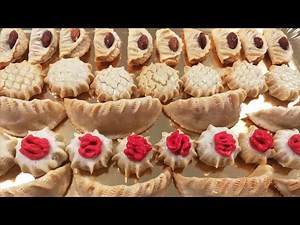 حلويات اللوز للمبتدءات، سهله جداً ، بنصف كيلو داللوز حضري تشكيله، Cornes de Gazelles, halawiyat louz