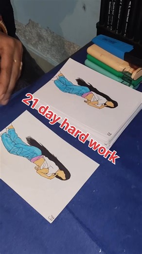 Tera koi muqabla nhi songs dance #flip book#anime flipbook