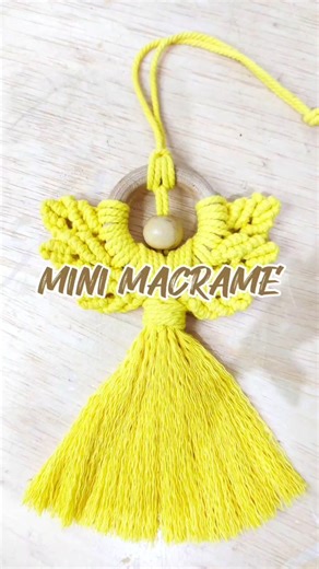 DIY MINI MACRAME #shortvideo #shortsfeed #shorrtspastry #shorts #short #diy #macrame