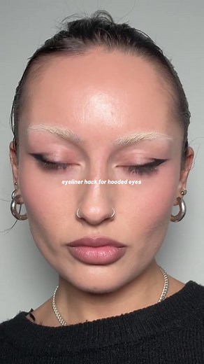 Hooded Eyes Eyeliner Trick with NYX Epic Inky Stix