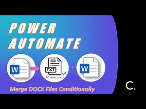 How to Conditionally Merge Word DOCX Documents in Power Automate