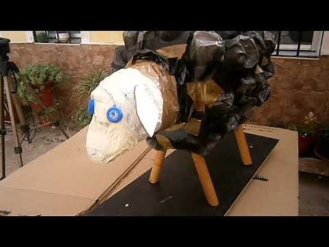 Como hacer una oveja con material reciclado