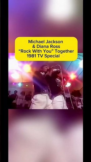 Michael Jackson & Diana Ross – “Rock With You” Together | 1981 TV Special ✨