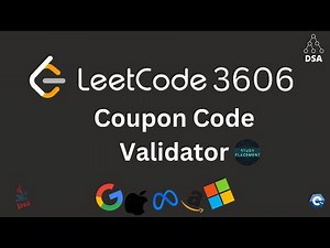 Coupon Code Validator | LeetCode 3606 🔥 | Daily Coding Challenge | Optimal Approach