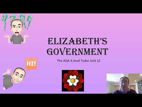 Elizabeth 1st: Government