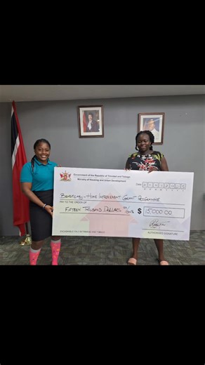 6K views · 30 reactions | In 2024, 800 families benefitted from Home Improvement Grants from the Ministry of Housing and Urban Development - Trinidad and Tobago . This year another 800 will benefit. This mother is just one of this year's beneficiary | Ministry of Housing - Trinidad and Tobago | Facebook