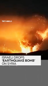 A massive explosion ‘so big it registered on the Richter scale’ was seen over the Syrian coastal city of Tartus as Israeli warplanes carried out heavy air strikes on multiple military sites. Capitalising on the collapse of the Assad regime, Israel has escalated its attacks on Syria, conducting hundreds of air strikes aimed at dismantling military infrastructure in clear violation of Syrian sovereignty. | TRT World