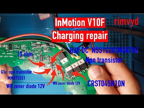 InMotion V10F Not charging repair