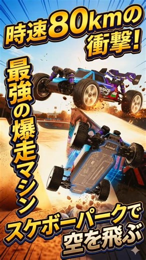 爆速RC車のヤバすぎるスタント映像 #rccars #rccar #extreme